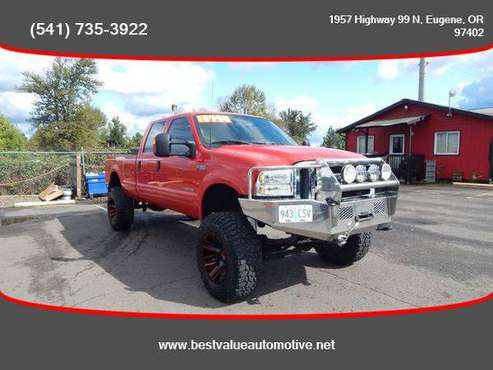 2003 Ford F350 Super Duty Crew Cab Lariat Pickup 4D 8 ft for sale in Eugene, OR