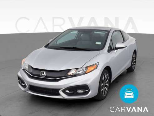 2014 Honda Civic EX-L Coupe 2D coupe Silver - FINANCE ONLINE - cars... for sale in Myrtle Beach, SC