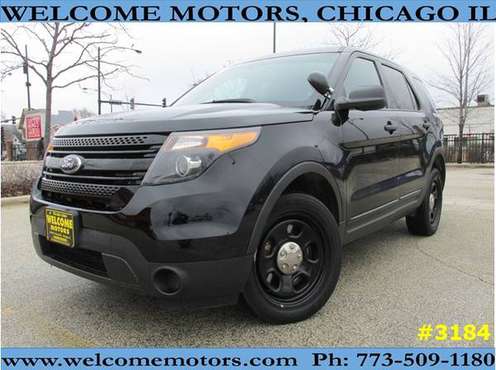 2014 FORD EXPLORER POLICE ALL WHEEL DRIVE (#3184, 117K) for sale in Chicago, IL