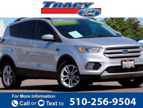 2018 Ford Escape SEL hatchback White - - by dealer for sale in Tracy, CA