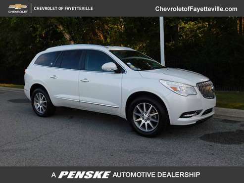 2016 *Buick* *Enclave* *FWD 4dr Leather* WHITE for sale in Fayetteville, AR