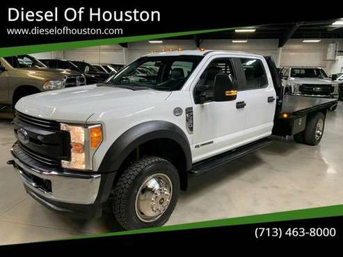 2017 Ford F-550 F550 F 550 4X4 6.7L Powerstroke Diesel Chassis Flat... for sale in Houston, TX