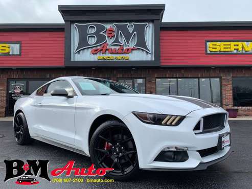 2016 Ford Mustang EcoBoost - White - Blacked out! 62k miles! - cars... for sale in Oak Forest, IL