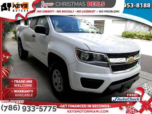 2017 Chevrolet Colorado 1LT Crew Cab FOR ONLY $257/mo! - cars &... for sale in Miami, FL