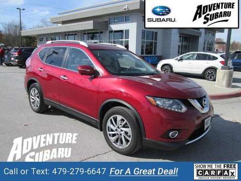 2014 Nissan Rogue SL suv Cayenne Red Pearl - cars & trucks - by... for sale in Fayetteville, AR