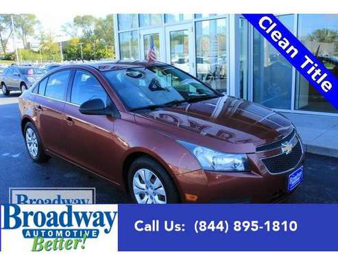 2012 Chevrolet Cruze sedan LS Green Bay - cars & trucks - by dealer... for sale in Green Bay, WI