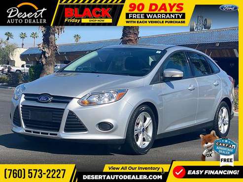 2013 Ford Focus 50,000 MILES CLEAN TITLE SE Sedan LOADED W/ OPTIONS!... for sale in Palm Desert , CA