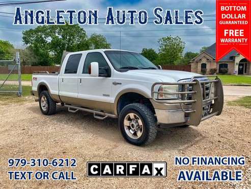 2006 Ford Super Duty F-250 King Ranch 4WD Clean Carfax - cars & for sale in Angleton, TX