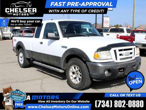 130/mo - 2009 Ford Ranger FX4 FX 4 FX-4 OffRoad 4WD! Extended 4 for sale in Chelsea, MI