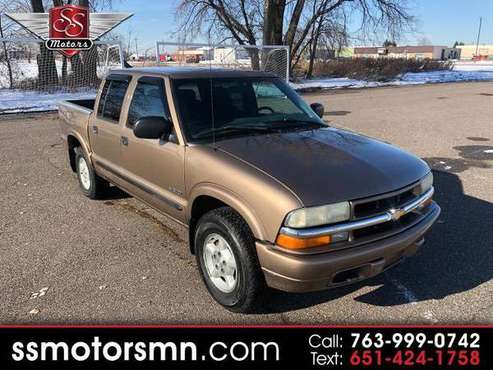 2003 Chevrolet S10 Pickup LS Crew Cab 4WD - cars & trucks - by... for sale in Minneapolis, MN