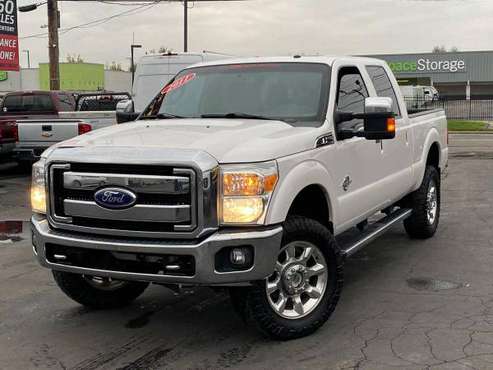 2011 Ford F-350 F350 F 350 Super Duty Lariat 4x4 4dr Crew Cab 6.8... for sale in Morrisville, PA