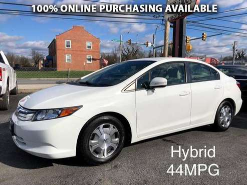 2012 Honda Civic Hybrid 4dr Sdn L4 CVT - 100s of Positive - cars &... for sale in Baltimore, MD