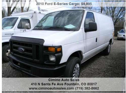 2010 Ford E-Series Cargo E 150 3dr Cargo Van 138886 Miles - cars & for sale in Fountain, CO