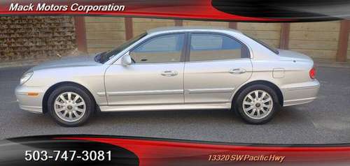 2004 Hyundai Sonata LX V6 Low Miles 79K Leather 25MPG - cars & for sale in Tigard, OR
