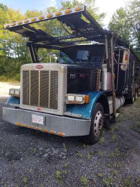 Tractor trailer car hauler peterbilt. for sale in Worcester, MA