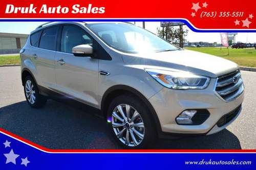2017 Ford Escape Titanium AWD ** CARFAX ** WARRANTY ** FINANCING -... for sale in Ramsey , MN