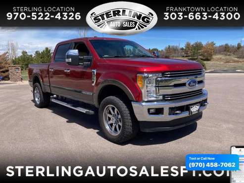 2017 Ford Super Duty F-250 F250 F 250 SRW Lariat 4WD Crew Cab 6 75 for sale in Sterling, CO