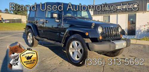2008 JEEP WRANGLER UNLIMITED SAHARA 4X4 6-SP*2 OWNERS*NEW AT'S AND... for sale in Thomasville, NC