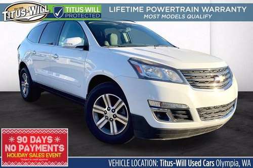 2016 Chevrolet Traverse AWD All Wheel Drive Chevy LT SUV - cars &... for sale in Olympia, WA