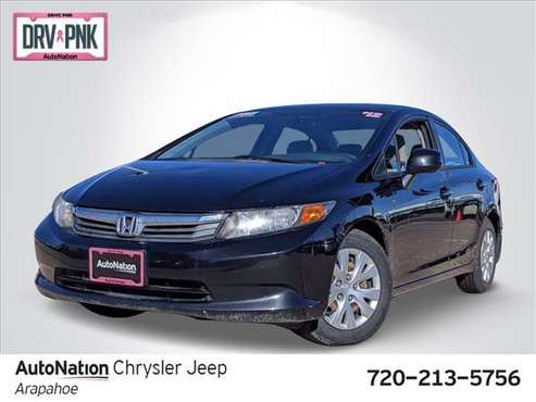 2012 Honda Civic LX SKU:CH322174 Sedan - cars & trucks - by dealer -... for sale in Englewood, CO