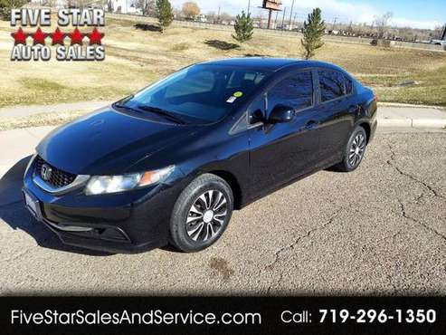 2013 Honda Civic LX Sedan 5-Speed AT - cars & trucks - by dealer -... for sale in Pueblo, CO
