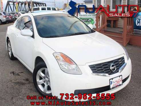 2008 Nissan Altima 2.5 S Coupe PEARL WHITE LEATHER ROOF PUSH TO... for sale in south amboy, NJ