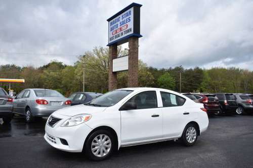 2014 Nissan Versa SV White On Black Low Mileage Very Nice Looking... for sale in Lynchburg 24502, VA