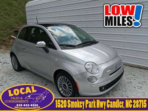 2012 Fiat 500 LOUNGE - cars & trucks - by dealer - vehicle... for sale in Candler, NC