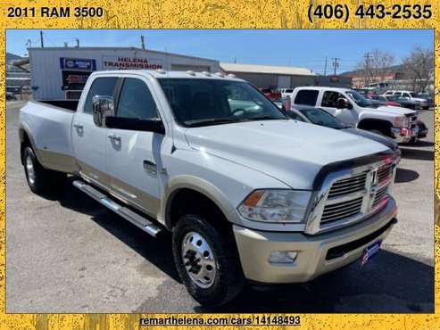 2011 RAM 3500 4WD Crew Cab LARAMIE LONGHORN - - by for sale in Helena, MT