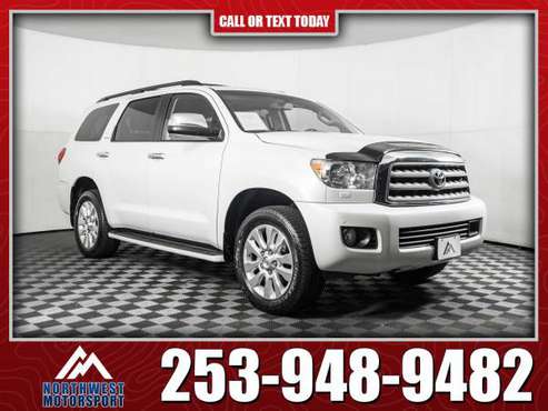 2017 Toyota Sequoia Platinum 4x4 - - by dealer for sale in PUYALLUP, WA