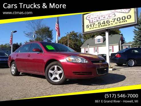 Nice Budget Driver ! 2008 Chevy Impala LT - Leather, Nicely Equipped ! for sale in Howell, MI