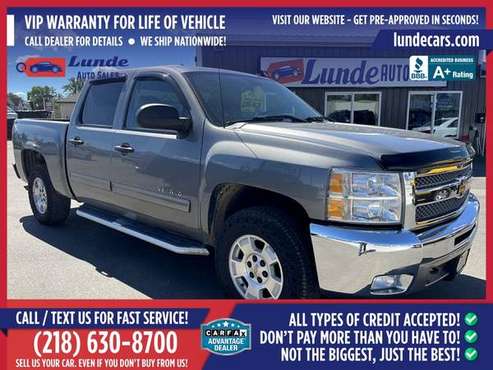 265/mo - 2012 Chevrolet Silverado 1500 Crew Cab LT Pickup 4D 4 D for sale in Wadena, ND
