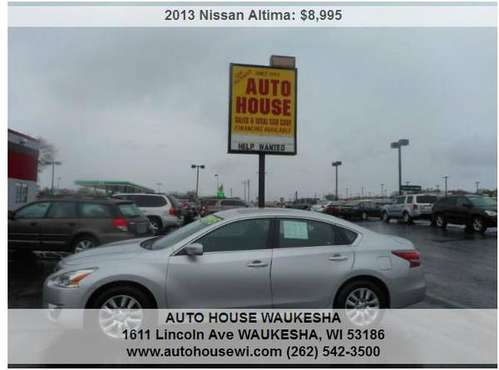 2013 Nissan Altima 2 5 S Good Miles sharp - - by for sale in Waukesha, WI