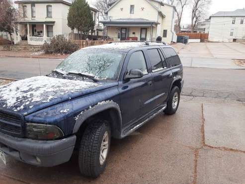 2003 Dodge Durango Runs good. New front tires. Cheap needs new title... for sale in Pueblo, CO