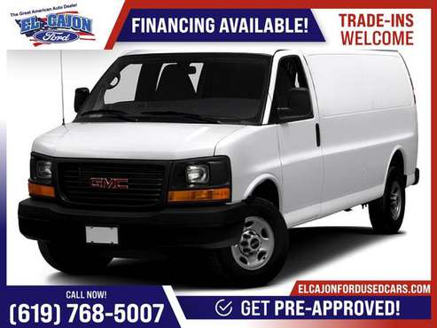 2015 GMC Savana Cargo Van G2500 G 2500 G-2500 FOR ONLY 361/mo! for sale in Santee, CA