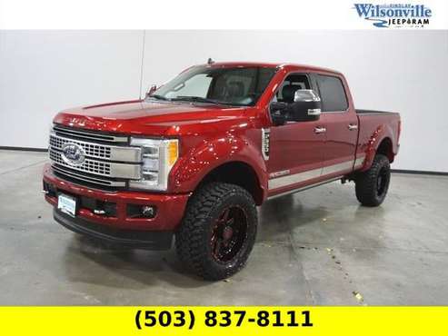 2019 Ford F-350SD Diesel 4x4 4WD Truck Platinum Crew Cab - cars &... for sale in Wilsonville, OR