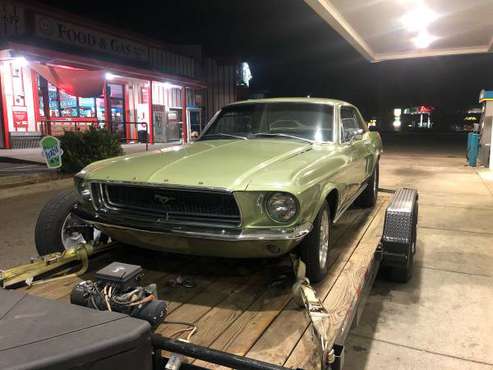 1968 mustang two door coupe for sale in Placerville, CA