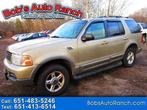 2002 Ford Explorer 4dr 114 WB XLT 4WD - cars & trucks - by dealer -... for sale in Lino Lakes, MN