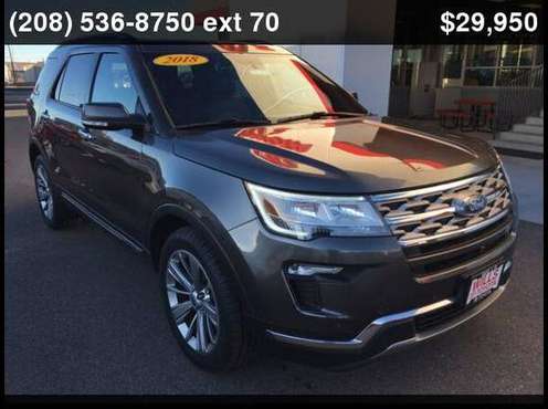 2018 Ford Explorer Limited - cars & trucks - by dealer - vehicle... for sale in Twin Falls, ID