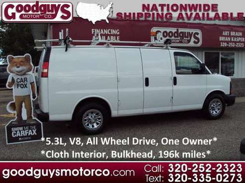 2009 Chevrolet Express Cargo Van AWD 1500 135 - cars & trucks - by... for sale in Waite Park, PA