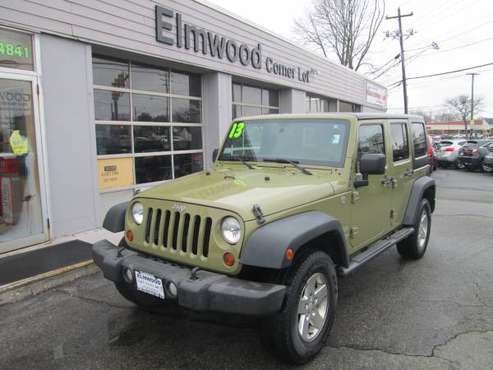2013 JEEP WRANGLER UNLIMITED SPORT 4DOOR IN MINT CONDITION - cars & for sale in East Providence, RI