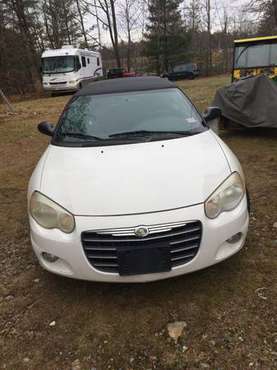 2004 chrysler sebring convertible, 120k, new top nice car. - cars &... for sale in Spofford, NH