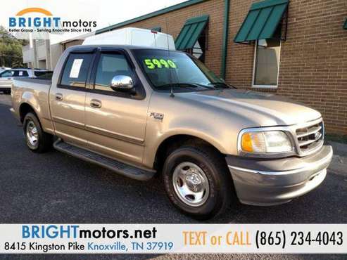 2001 Ford F-150 F150 F 150 XLT SuperCrew 2WD HIGH-QUALITY VEHICLES at for sale in Knoxville, TN