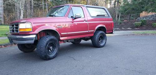 1994 Ford Bronco XLT - cars & trucks - by owner - vehicle automotive... for sale in Kent, WA