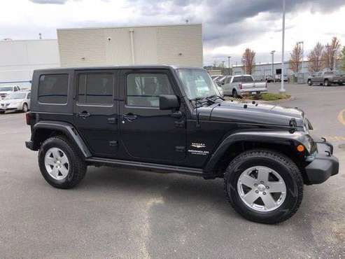 2010 Jeep Wrangler Unlimited Sahara suv Black - 21, 826 - cars & for sale in Post Falls, MT