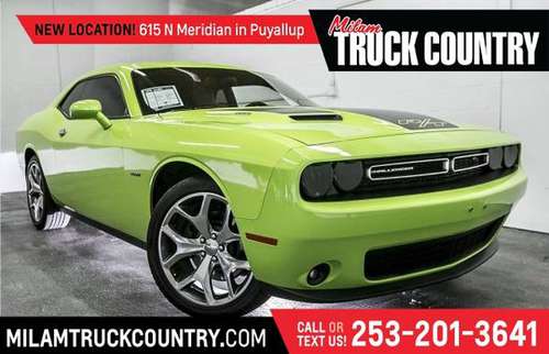 *2015* *Dodge* *Challenger* *R/T Plus Auto* for sale in PUYALLUP, WA