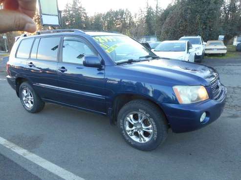 2001 TOYOTA HIGHLANDER AWD AUTO V-6 - cars & trucks - by dealer -... for sale in Vancouver, OR
