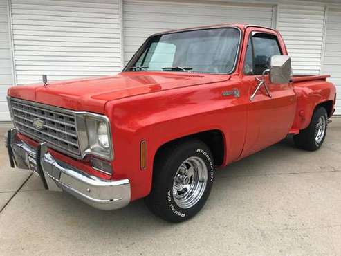 1976 Chevrolet C10 step side factory 454 - cars & trucks - by owner... for sale in Bloomer, WI