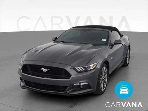2017 Ford Mustang GT Premium Convertible 2D Convertible Gray -... for sale in irving, TX
