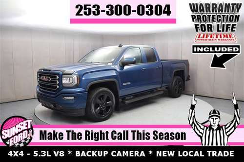 2016 GMC Sierra 1500 5.3L V8 4WD Extended Cab 4X4 PICKUP TRUCK F150 for sale in Sumner, WA